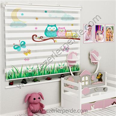 Poster Baskılı  Zebra Perde  SZR-1039
