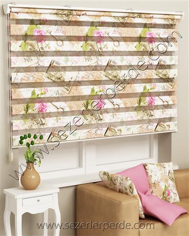 Baskılı Zebra Perde Desen 581