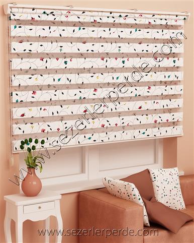 Baskılı Zebra Perde Desen 583