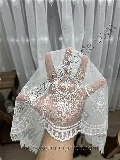 Brillant Serpme Nakışlı Tül Perde Borelli 241332