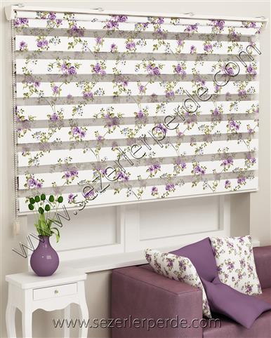 Baskılı Zebra Perde Desen 586
