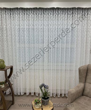YENİ SEZON ÖRME TÜL PERDE DESEN 272