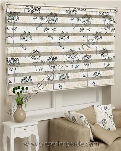 Baskılı Zebra Perde Desen 558