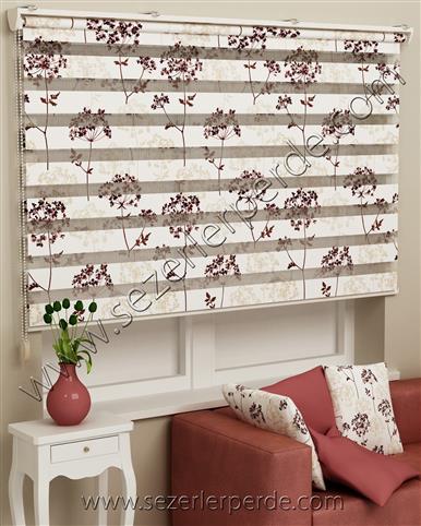 Baskılı Zebra Perde Desen 573