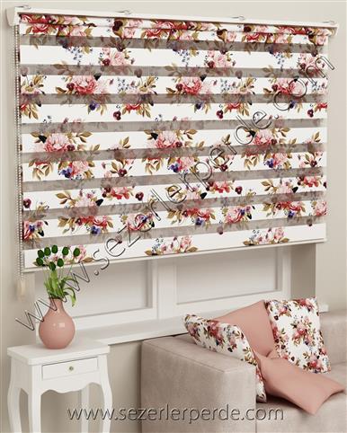 Baskılı Zebra Perde Desen 525