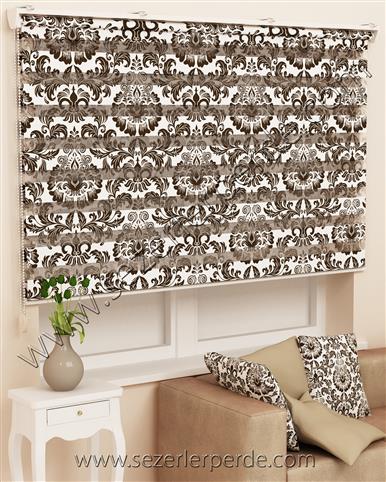 Baskılı Zebra Perde Desen 544