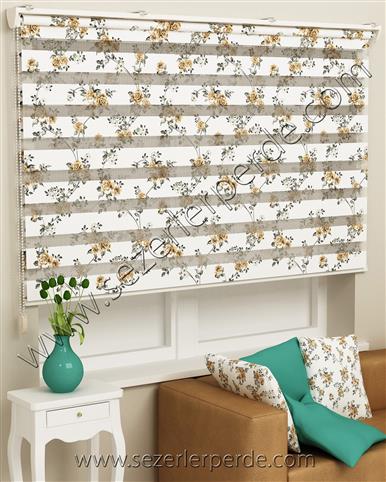Baskılı Zebra Perde Desen 557