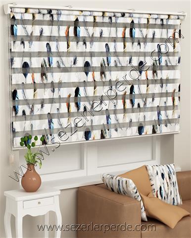 Baskılı Zebra Perde Desen 550