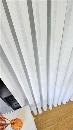 2026 Sezon Kırık Beyaz  Linen Keten Tül Perde
