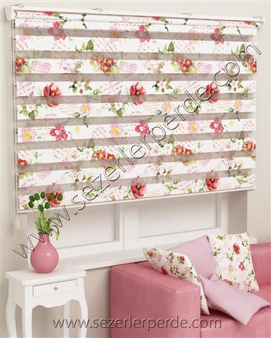 Baskılı Zebra Perde Desen 522