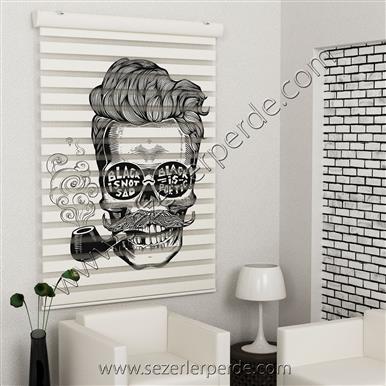 Poster Baskılı  Zebra Perde  SZR-1049