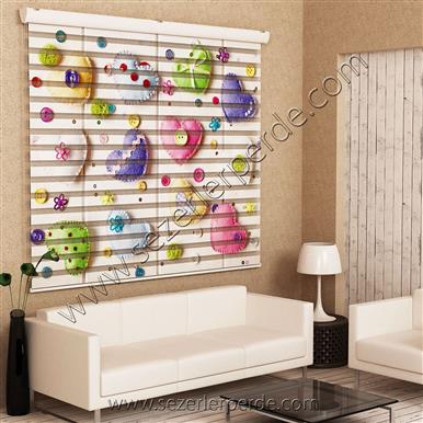 Poster Baskılı  Zebra Perde  SZR-1035