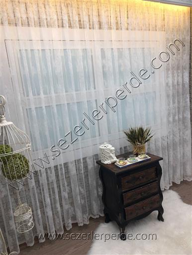 %25 İndirimli!! Örme Tül Perde Yeni Sezon İP4525