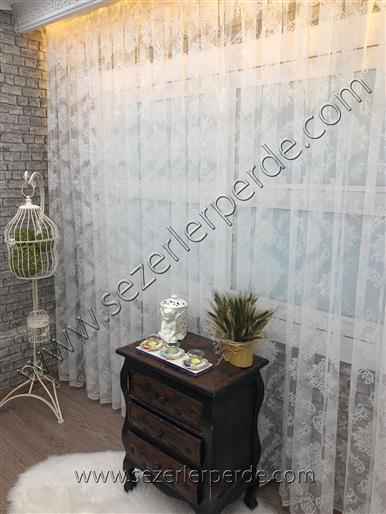%25 İndirimli!! Örme Tül Perde Yeni Sezon İP4450