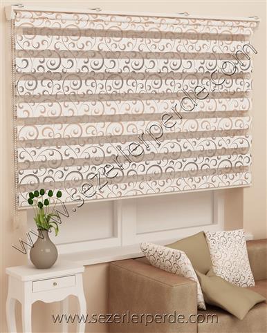 Baskılı Zebra Perde Desen 574
