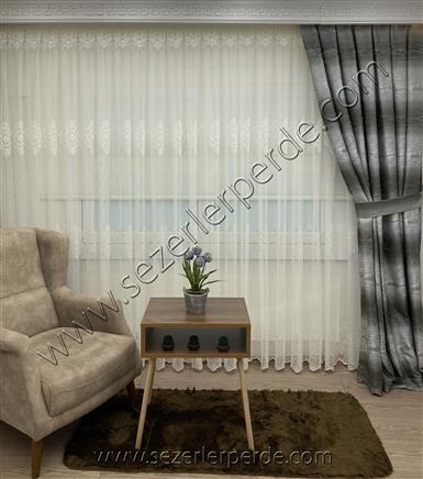 Yeni Sezon Örme Tül Perde 397-BX (Ütü İstemez)