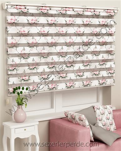 Baskılı Zebra Perde Desen 567
