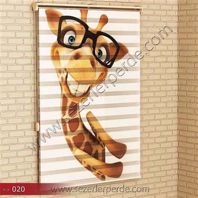 Poster Baskılı  Zebra Perde  SZR- 1086