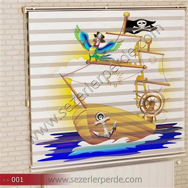 Poster Baskılı  Zebra Perde  SZR - 1071