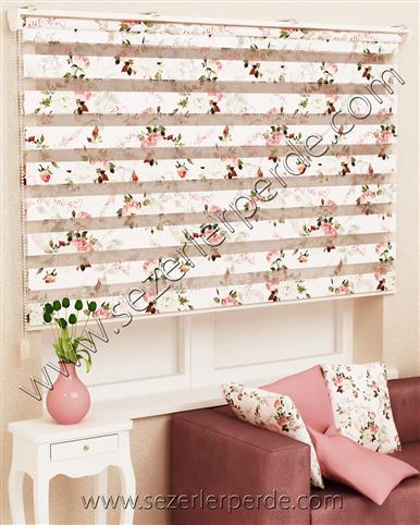 Baskılı Zebra Perde Desen 536