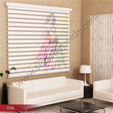 Poster Baskılı  Zebra Perde  SZR- 1101