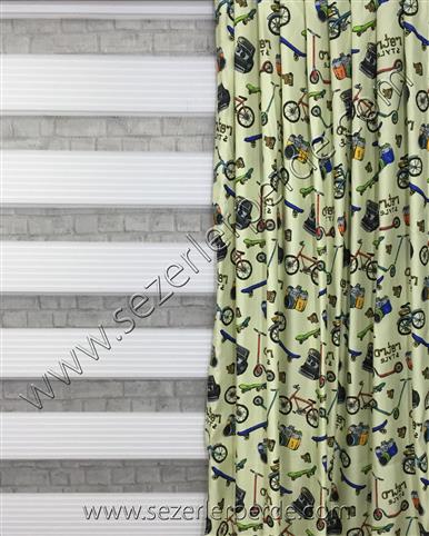 Çocuk Odası Fon Perde 02