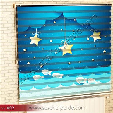 Poster Baskılı  Zebra Perde  SZR- 1072
