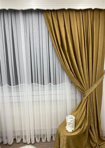 Yeni Sezon Fon Perde New Soft DeveTüyü