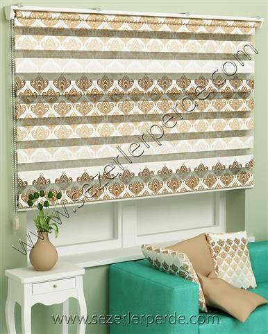 Baskılı Zebra Perde Desen 569