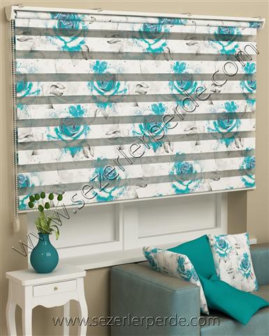 Baskılı Zebra Perde Desen 537