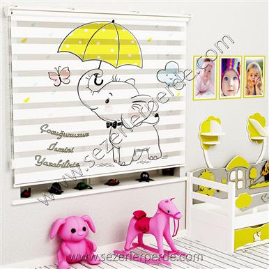 Poster Baskılı  Zebra Perde  SZR-1054