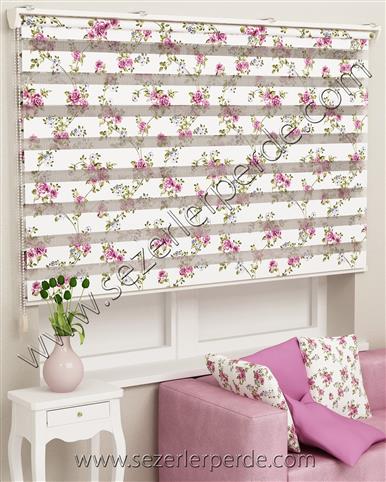 Baskılı Zebra Perde Desen 526