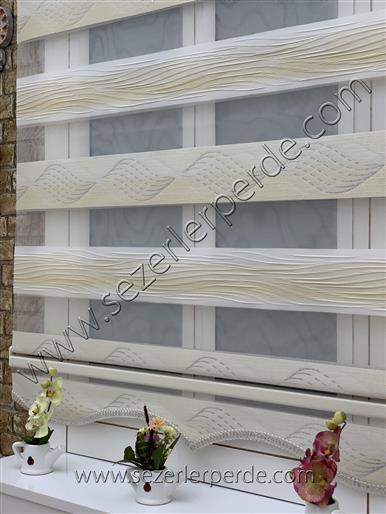 %25 İndirimli Yeni Sezon Lüx Zebra Perde London 701