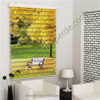 Poster Baskılı  Zebra Perde  SZR-1012