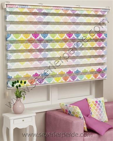 Baskılı Zebra Perde Desen 584