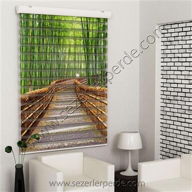 Poster Baskılı  Zebra Perde  SZR-1025