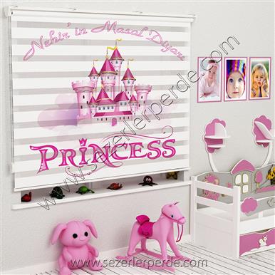 Poster Baskılı  Zebra Perde  SZR-1060 Princes