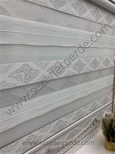 Jakarlı Zebra Perde Paris 601