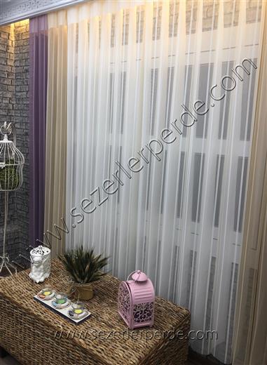 Dikey Zebra Perde Vizon Lila