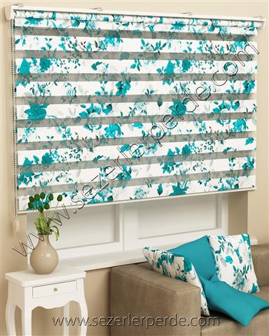 Baskılı Zebra Perde Desen 538