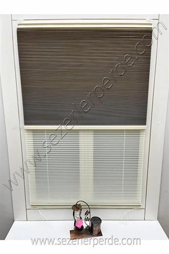 Çiftli Sistem Honeycomb (BAL PETEĞİ) Vizon Karartma Ve Isı Yalıtımlı Plise Perde