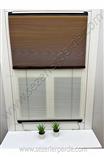 Çiftli Sistem Honeycomb (BAL PETEĞİ) Kahverengi Karartma Ve Isı Yalıtımlı Plise Perde