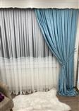 Yeni Sezon Fon Perde New Soft Açık Mint