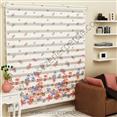 Poster Baskılı  Zebra Perde  SZR-1059 Renkli Çiçek