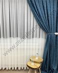 Jakarlı Fon Perde Milas Petrol MLS-0018