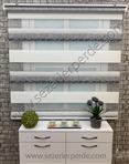 %25 İndirimli Yeni Sezon Bambu Zebra Perde Malaga 102