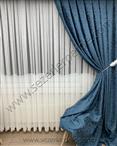 Jakarlı Fon Perde Milas Petrol MLS-0018