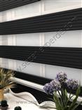 %25 İndirimli Yeni Sezon Plise Zebra Perde Siyah