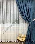 Jakarlı Fon Perde Milas Petrol MLS-0018