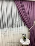 Düz Fon Perde Ada Lila V:21